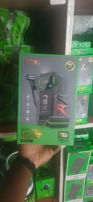 Rexi Rea02-L 6-in-1 Car Jump Starter Tyre Inflator