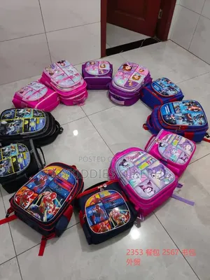 2in1 Character 16 Inches Bag and Xl Lunch Bag