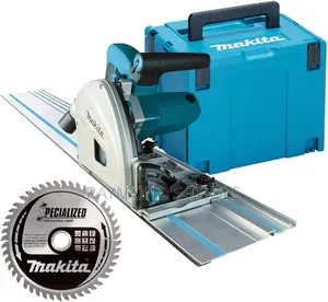 Makita Plunge Saw, Sp6000j2, 165mm, 240v, 1.5m Guide Rail, 48t Blade
