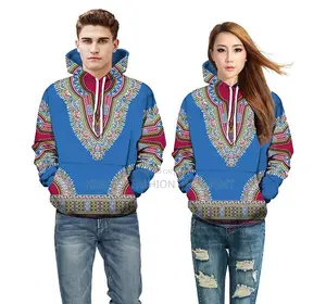 Matching Dashiki Long Sleeve Sweater Hoodies