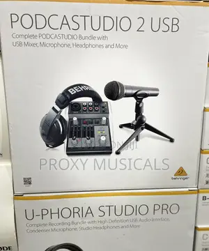 Behringer Podcastudio 2 Usb Podcasting Bundle