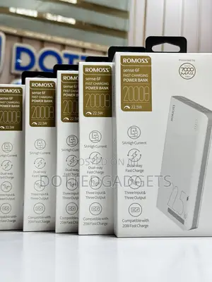 Romoss Sense 6f 20,000mah 22.5w Pd/Qc3.0 Fast Charging Power Bank