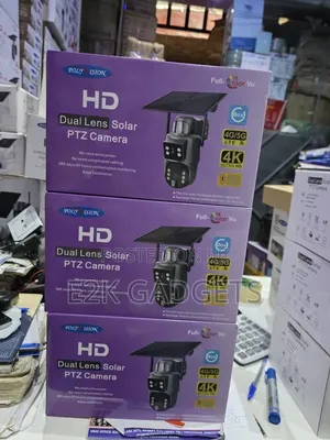 5mp Dual Lens Solar PTZ Security Camera With Night Vision