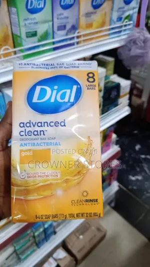 Dial Gold Antibacterial Deodorant Bar Soap, Advanced Clean Bar Soap8pc