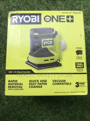 Ryobi One+ 18v Cordless Palm Sander (Tool Only)