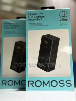 Romoss Pea40s Pro 40,000mah 65w Pd/Qc Super Fast Charging Power Bank