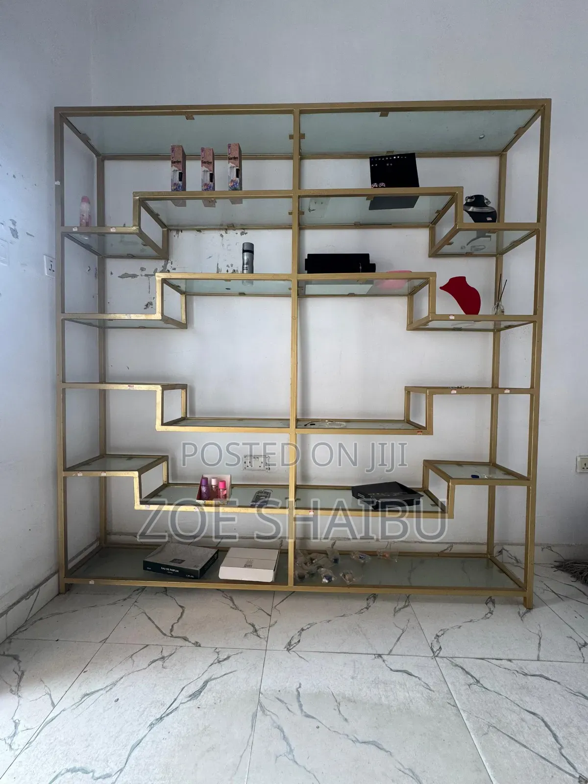 Gold Display Shelf