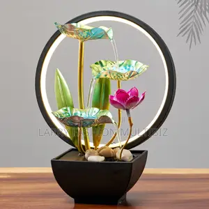 Led Lotus Water Fountain