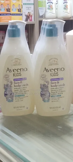 Aveeno Kids Sensitive Skin Face Body Wash, 532ml