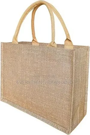 Plain Jute Tote Bag For Brand Events Packaging
