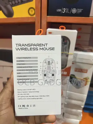 Wireless Transparent Mouse
