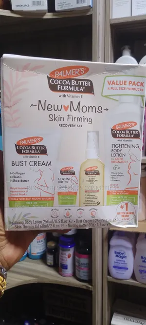 Palmer's Cocoa Butter New Mom Skin Firming Recovery Set, 4 In 1 Pack