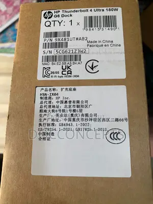 Hp Thunderbolt 4 Ultra 180w G6 Dock