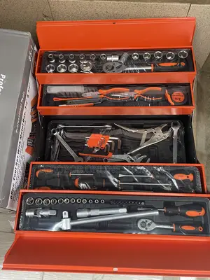 Professional Machine Tolls Set With Cantilever Tools Box
