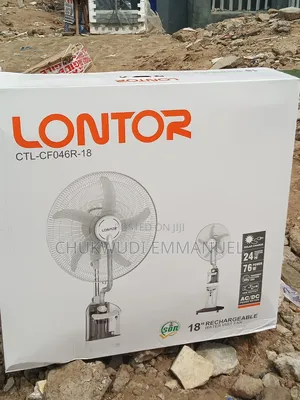 Rechargeable Lontor Mist Fan 18 Inches