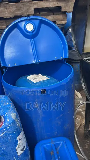 Blue Plastic Drum