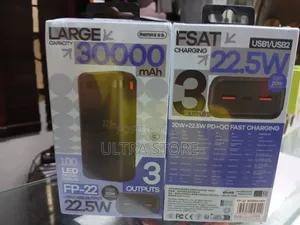 Remax - Fp-22 30000mah Pilot Series Pd+Qc Fast Charging Power Bank