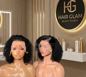 Voluminous 'Soft Girl' 14' Jerry Curly Frontal Wig