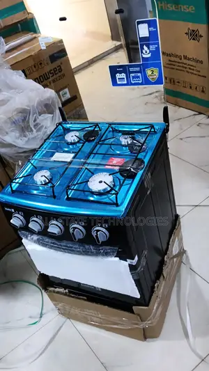 4 Burner Scanfrost Kitchen Gas Cooker 50x50