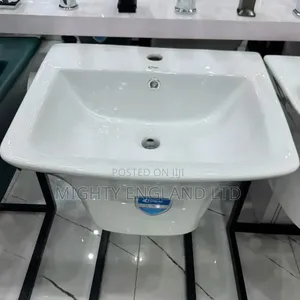 White Ceramic Wall-Mounted Basin