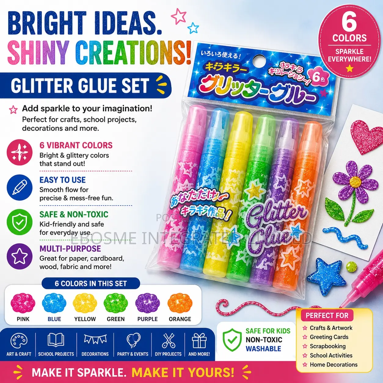 Glitter Glue Set