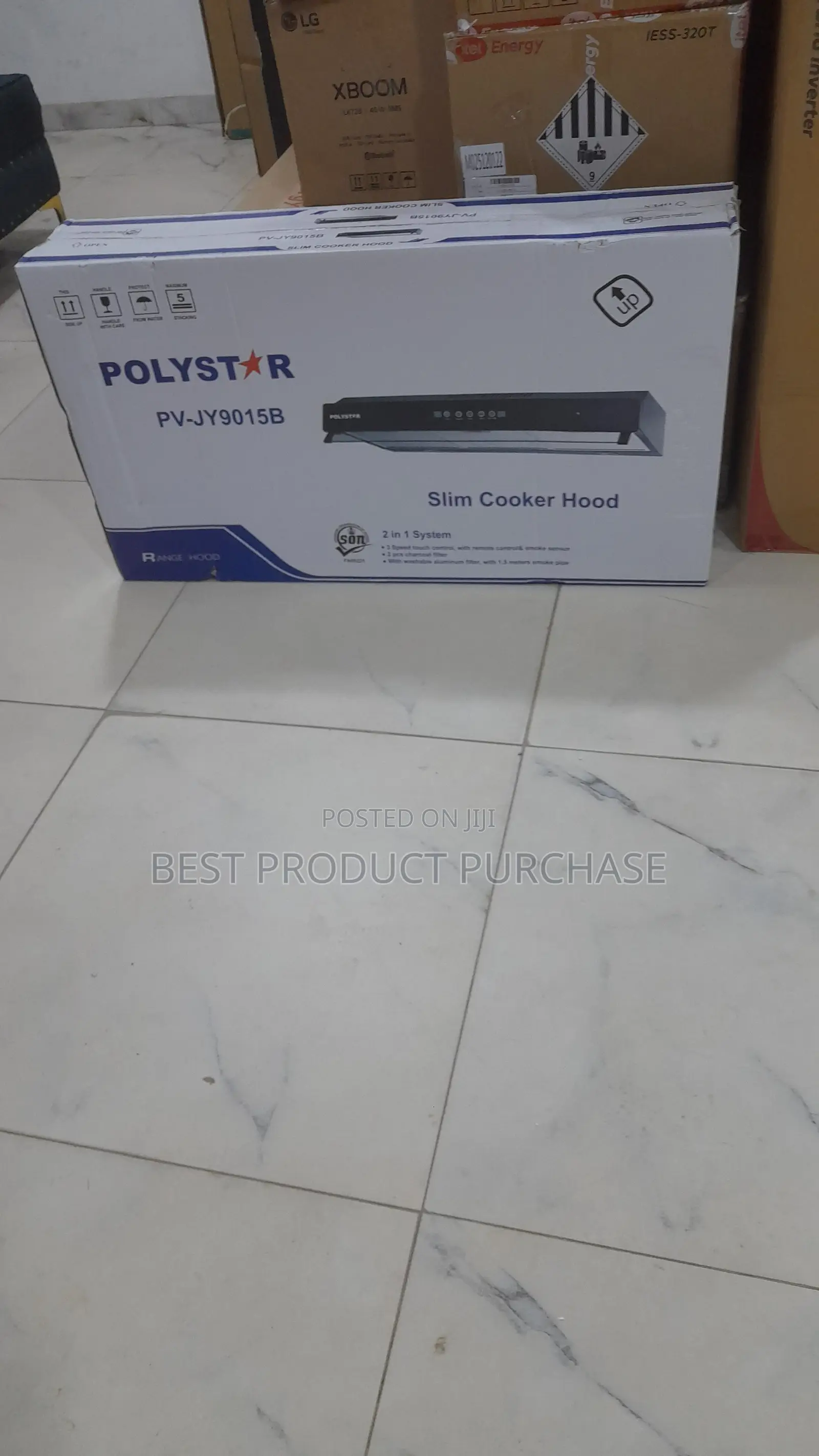 Efficient Smoke Extractor Polystar 90cm Hood