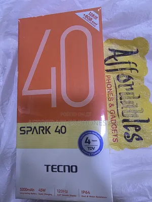 New Tecno Spark 40 128 GB Black