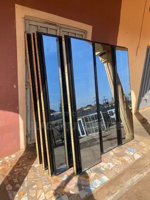 Transom Aluminium Window With Burglary