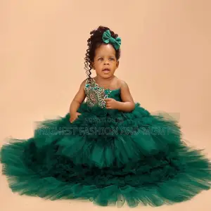Crystals Puffy Ball Gown