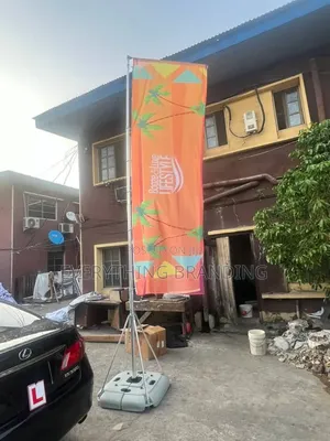 Event Block Flag Banner Stand Printing Branding Lagos Outdoor Ads