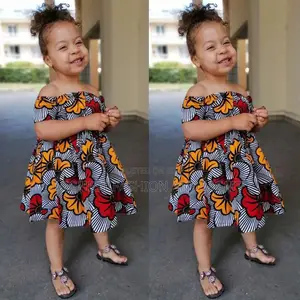 Short Sleeve Off Shoulder Print Dress