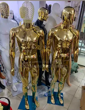 Gold Chrome Male High Quality Mannequins