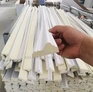Interior Fiber Pu Decorative Cornice Mouldings Frame Line Belt Decor