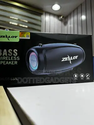 Zealot S37l Portable Wireless Bass Speaker (Rgb Light Bar Edition)