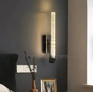 Modern Acrylic Crystal Wall Lamp for Living Room and Bedroom.