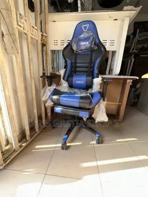 Gaming Chair Black and Blue