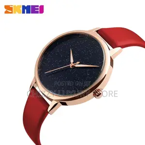 Skmei Quality Ladies Rubber Strap Wristwatch