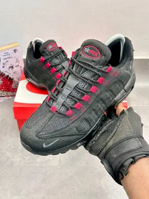 Original Nike Air Max 95 Black Red Accents