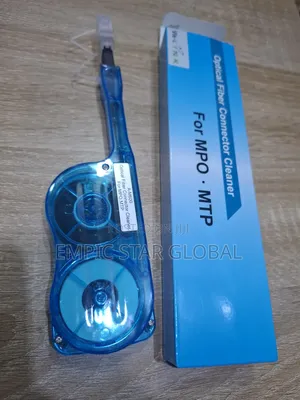 Blue Fiber Optic End Face Cleaning Pen 600 Times One-Click Cleaner