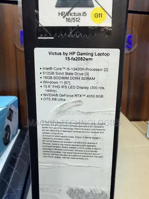 New Laptop HP Victus 15 16GB Intel Core i5 SSD 512GB
