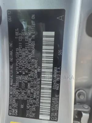 Toyota Highlander 2012 Silver