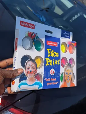 12 Colors Unique Face Paint Kids Makeup Kits Ages 6+