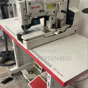 Two Lion Industrial Direct Drive Button Hole Machine.