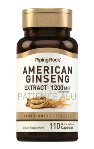 American Ginseng, 1200 Mg (Per Serving), 110 Quick Release Capsules