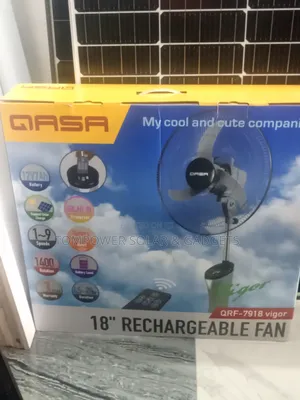 Qasa 18" Vigor Rechargeable Fan