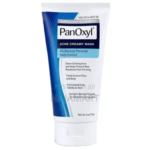 Panoxyl Acne Creamy Wash Benzoyl Peroxide 4% Daily Control | 6oz