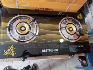 Restpoint 2 Burner Glass Table Top Gas Cooker