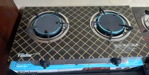 Fadar Plus 2 Burner Infrared Glass Table Top Gas Cooker