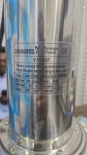1.5 Grundfos Sewage Stainless