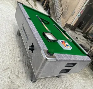 7ft Coin Operated and Marble Snooker Board With Complete Accessories